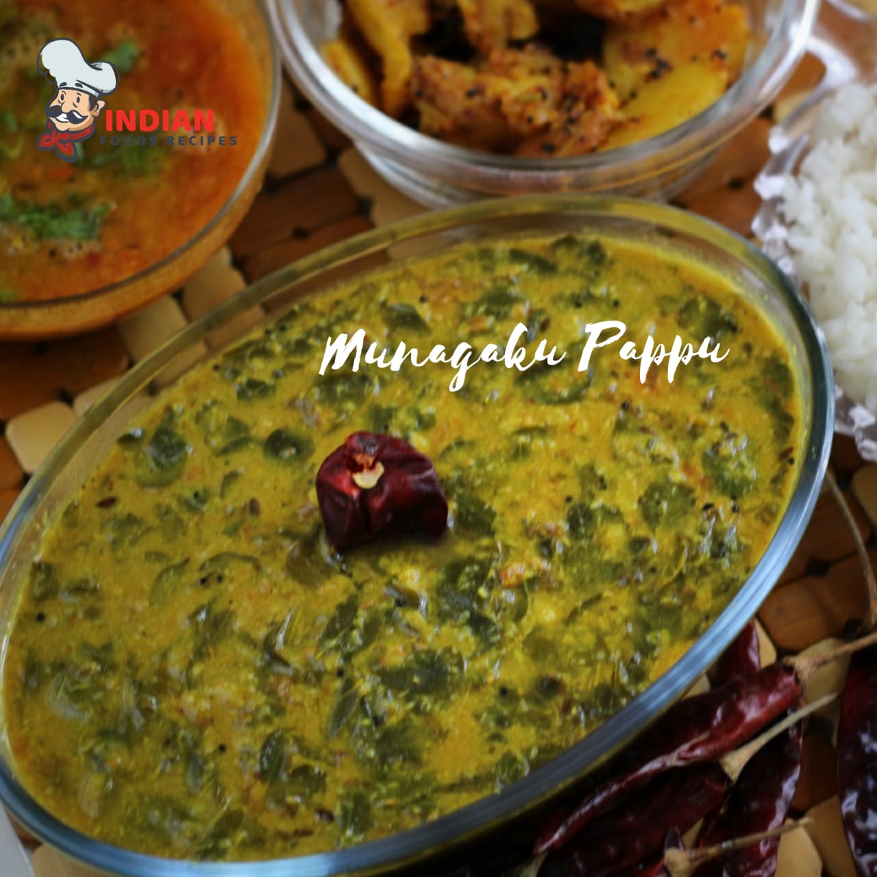 Munagaku Pappu Recipe / Andhra Drumstick Leaves Dal Recipe