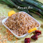 Pirandai Rice Recipe / Adamant Creeper Rice Recipe