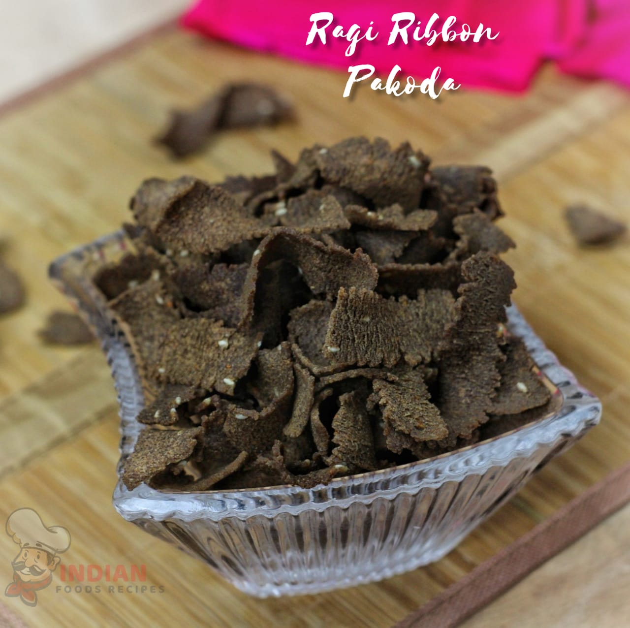 Enjoy this brownie crunch Ribbon Pakoda made of versatile wonder grain Ragi, that comes with abundant health benefits..